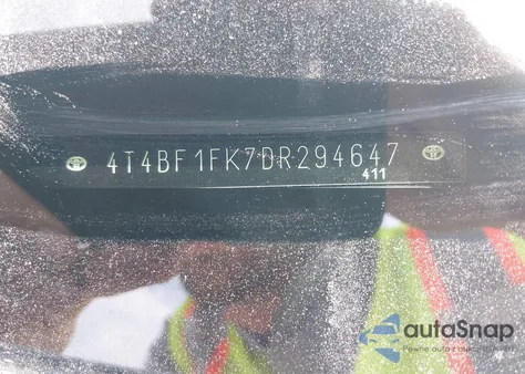 2013 Toyota Camry Xle from USA, damaged, VIN 4T4BF1FK7DR294647